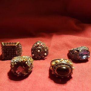 5 Hedi Daus rings very nice